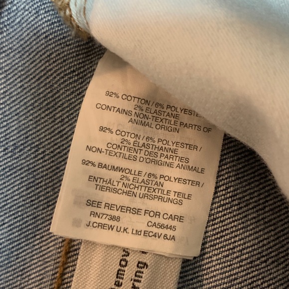 *NWT* Madewell 10” High Rise Skinny Tulip Hem Edition - Picture 12 of 14